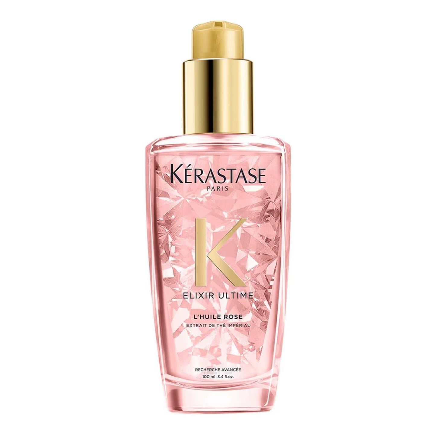 Kérastase Elixir Ultime Huile Rose - Huile sublimatrice pour nourrir les cheveux colorés 100ml